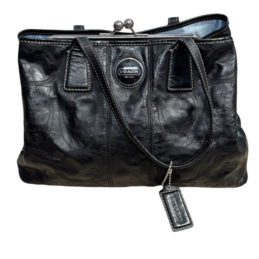Kisslock Coach Handbag Anne Hathaway - Picture 3 of 16